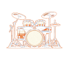 Batteur Batteur Percussion Musiciens