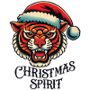 de Noël Tigre Tatouage Esthétique