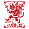 Hälsningar från Krampus rolig Krampus katter folklore