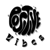 Abstract Grayscale Calligraphy - Positive Vibes