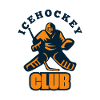 Eishockey Club Logo Print