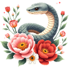 Bonne Année 2025 - Serpent