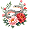 Bonne Année 2025 - Serpent