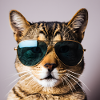 Cat with sunglasses