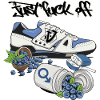 Sneaker (blue) // Illustration
