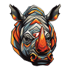 Rhinoceros Portrait