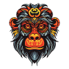 Monkey Portrait