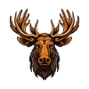Moose Portrait