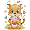 Tigress with heart