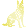 German Shepherd Dog Silhouette