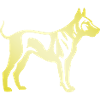 Bull Terrier Dog Silhouette