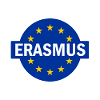 Erasmus Design with EU Flag