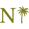 Letter n Green Palm