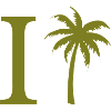 Letter i Green Palm