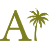 Letter A Green Palm