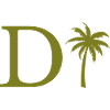 Letter d Green Palm