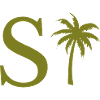 Letter s Green Palm