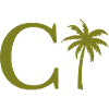 Letter c green Palm