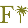Letter f Green Palm