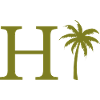 Letter h green Palm