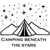 Tent among stars -Camping Beneath The Stars Design