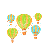 Balloon Flying Clouds Gas Balloon