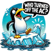 Funny Penguin Global Warming