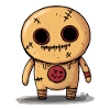 Voodoo Gingerbread Doll