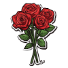 A bouquet of roses