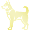 Husky Dog Silhouette