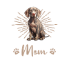 Weimaraner Groovy Weimaraner Mom