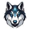 Husky Dog Portrait