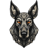 Doberman Dog Portrait