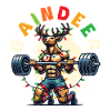 Gaindeer Christmas Fitness Reindeer Saying