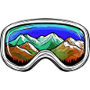 Ski Goggles Mountains Slope
