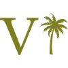 Letter V Green Palm