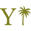 Letter Y Green Palm