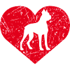 Boxer Chien Coeur