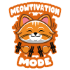 Meowtivation Cute Kitty Fitness Partner