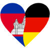 Cambodia Germany Heart