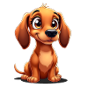 Cute Dachshund - Droll Dachshund