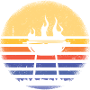 Griller Retro Sunset Grilling