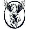 Cool White Pegasus