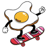 Skateboard Egg Daredevil
