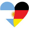 Argentina Germany Heart