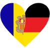 Andorra Germany Heart