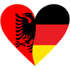 Albania Germany Heart