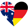 Australia Germany Heart