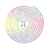 Pi Day Fascinant Spiral Numbers