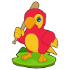 Parrot Baseball Baseball Bat